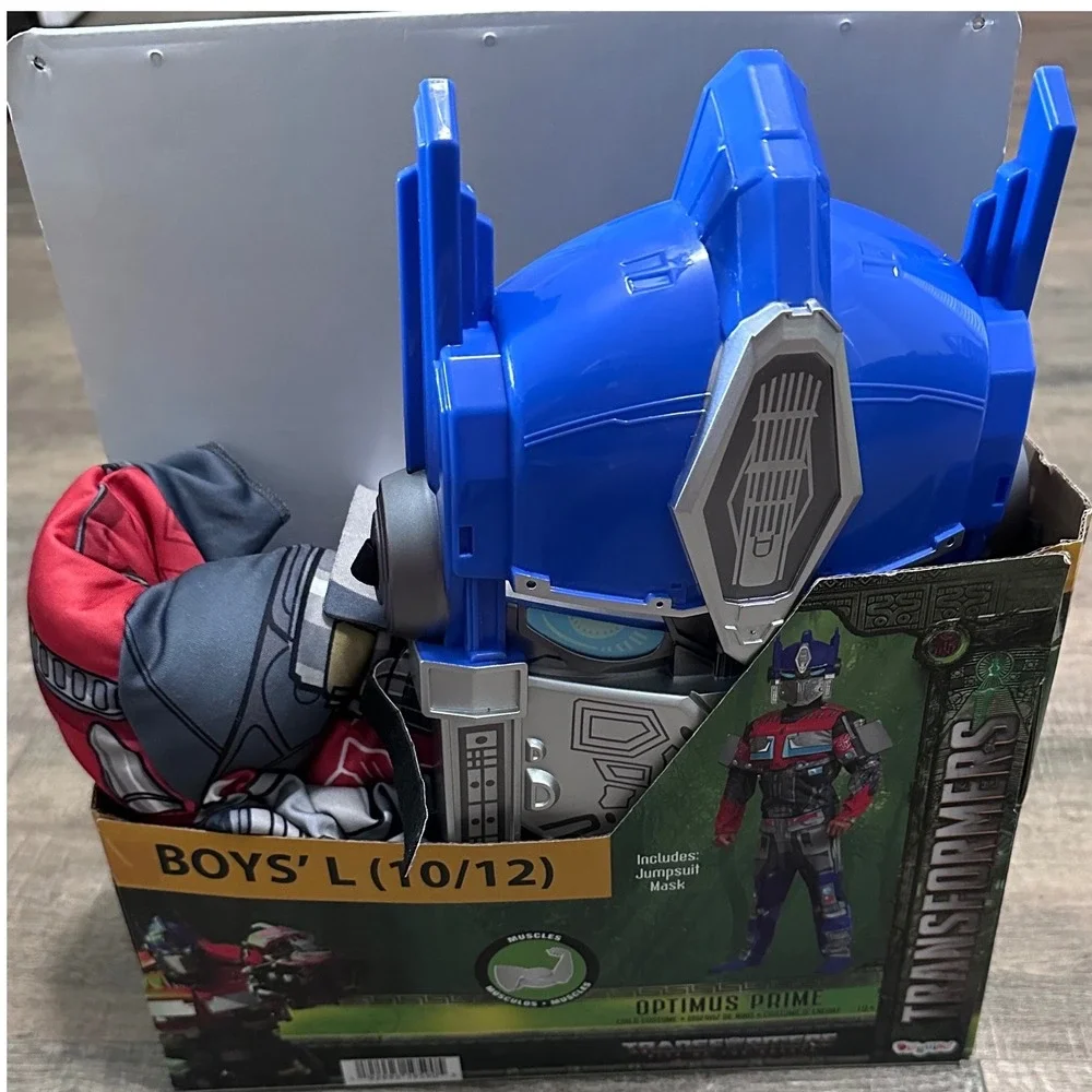 Transformers Rise of the Beasts Optimus Prime Muscle Costume Boys Large 10/12